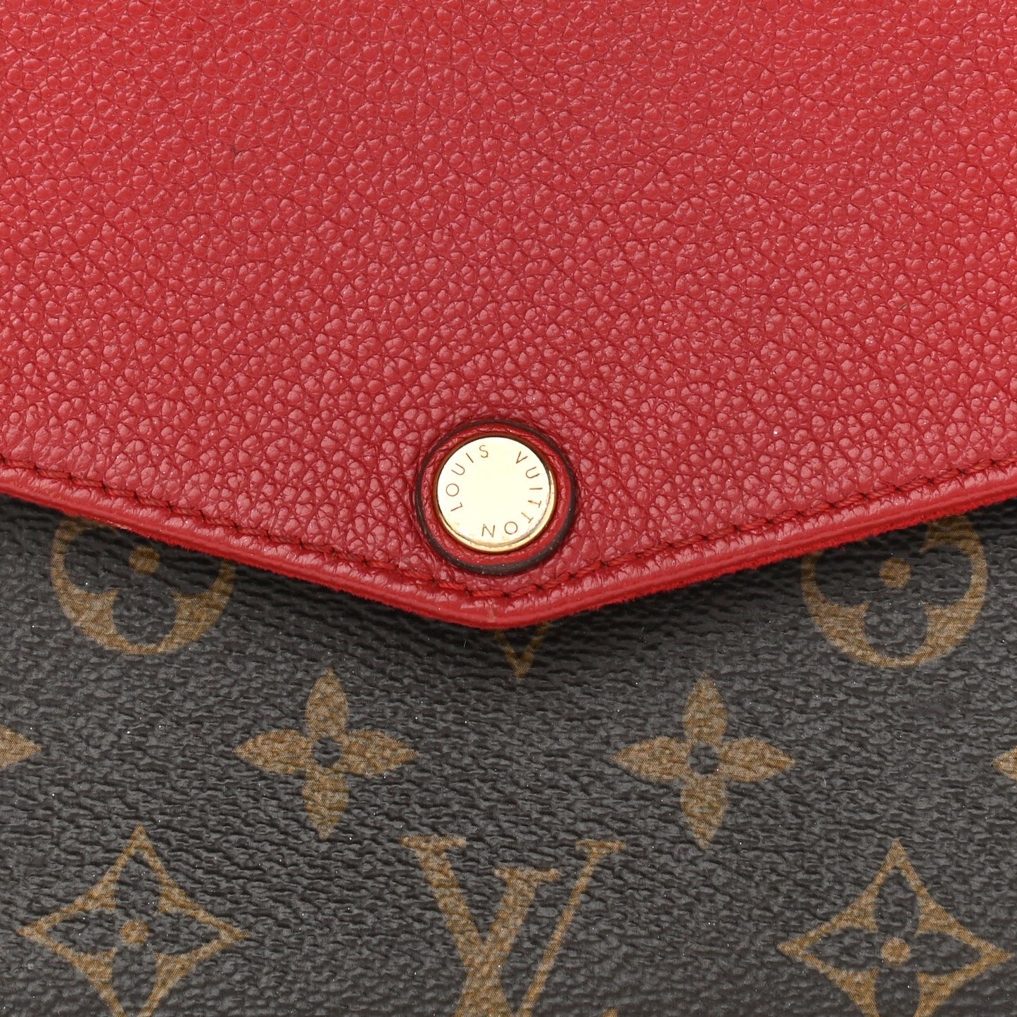 Monogram Twice Pochette Cherry