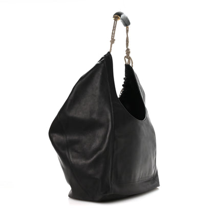 Loewe Calfskin XL Squeeze Cord Bag Black 2 of 8