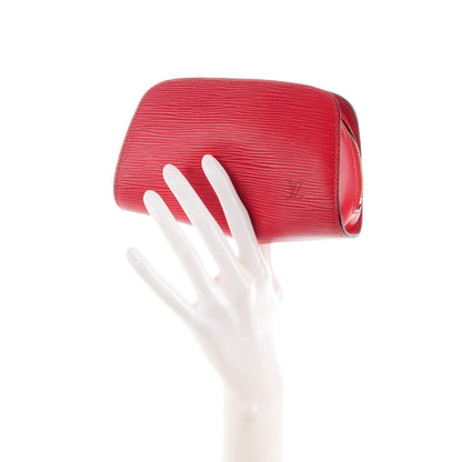 Louis Vuitton Epi Dauphine 17 Cosmetic Pouch Castillan Red 2 of 11