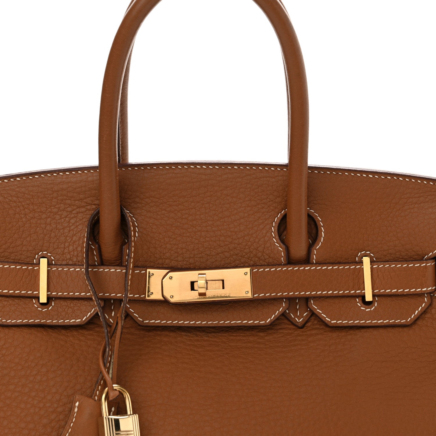 Hermes Taurillon Clemence Birkin 30 Gold 8 of 27