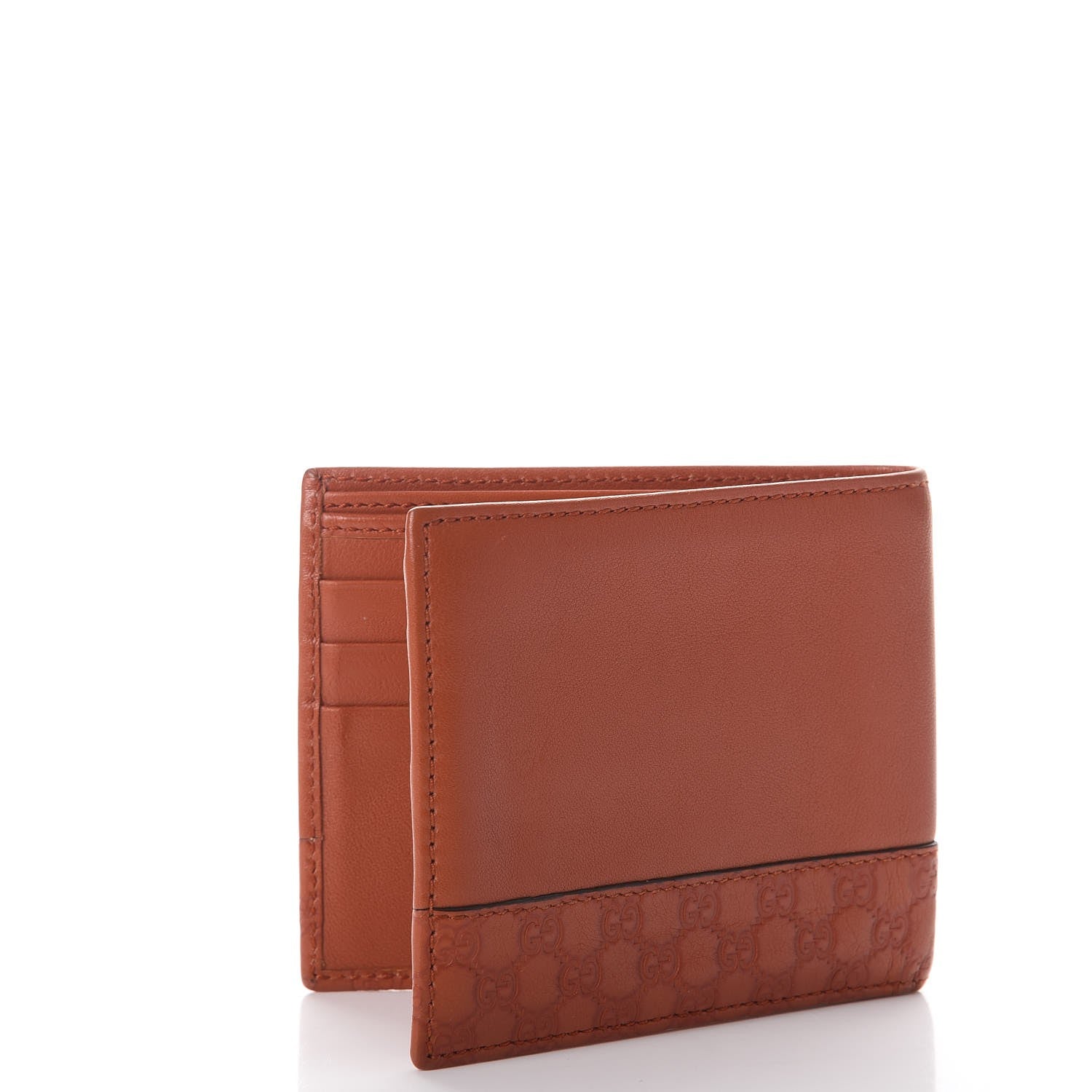 Gucci Calfskin Microguccissima Bi-Fold Wallet Brick 3 of 8