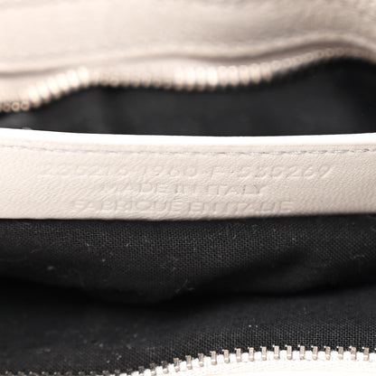 Balenciaga Chevre Silver Metallic Edge Hardware Velo Gris Perle 8 of 17