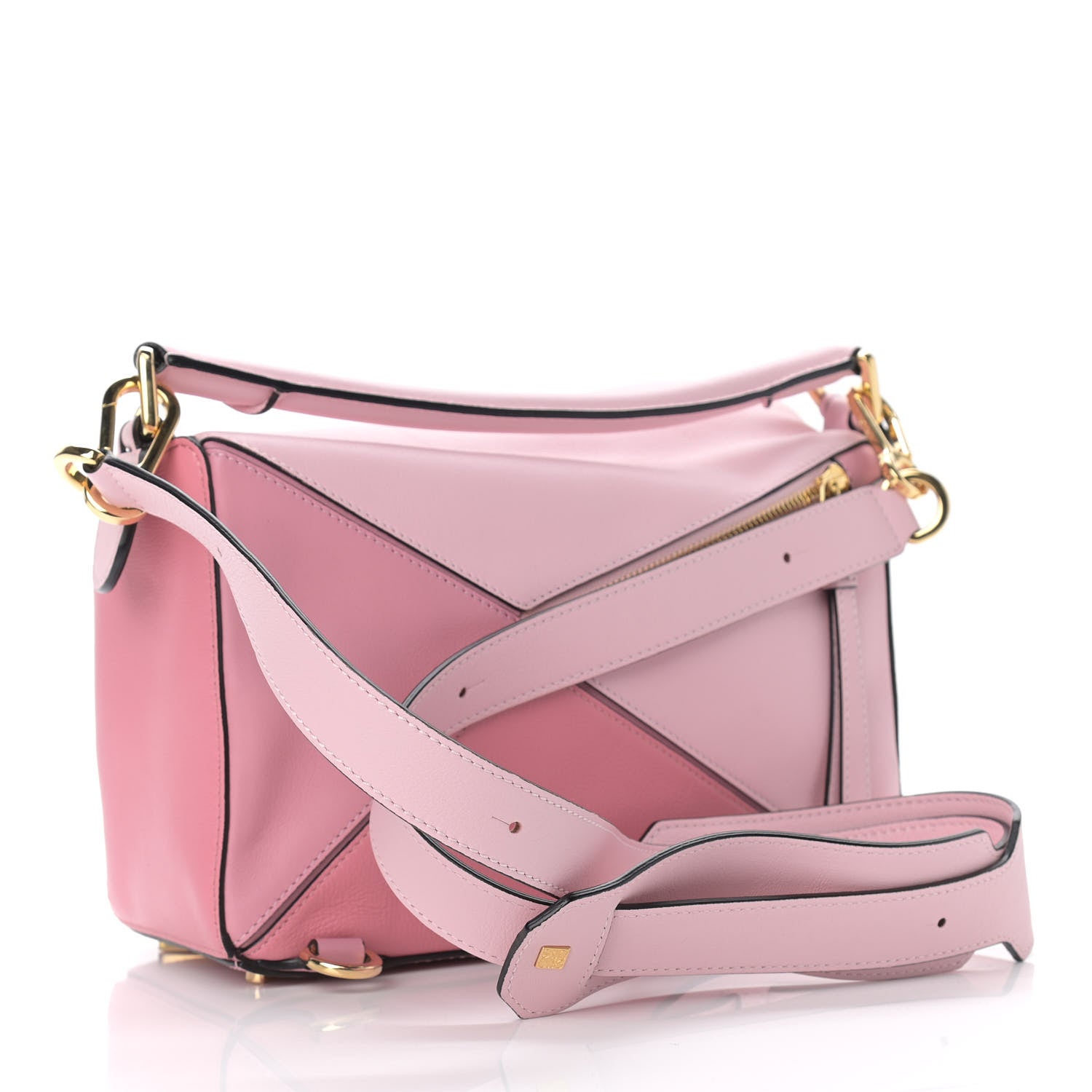 Loewe Calfskin Small Puzzle Bag Soft Pink 3 of 10