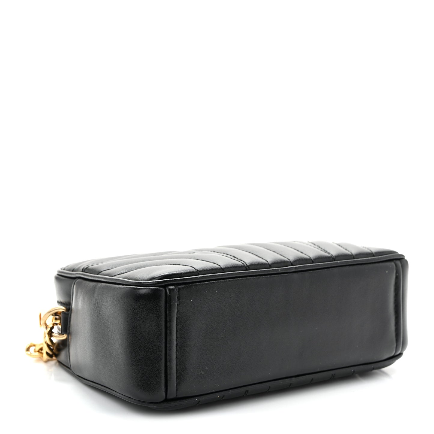 Soft Calfskin Diagramme Crossbody Bag Black