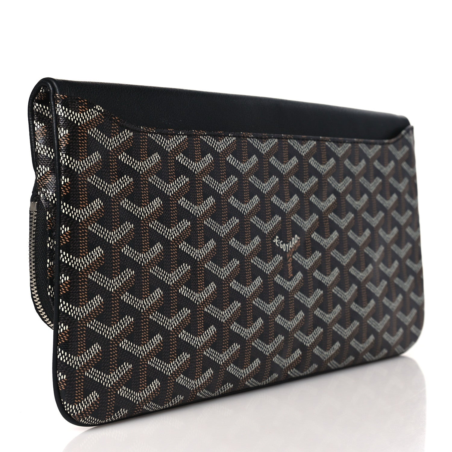 Goyard Goyardine Sainte Marie Soft Clutch Black 3 of 8