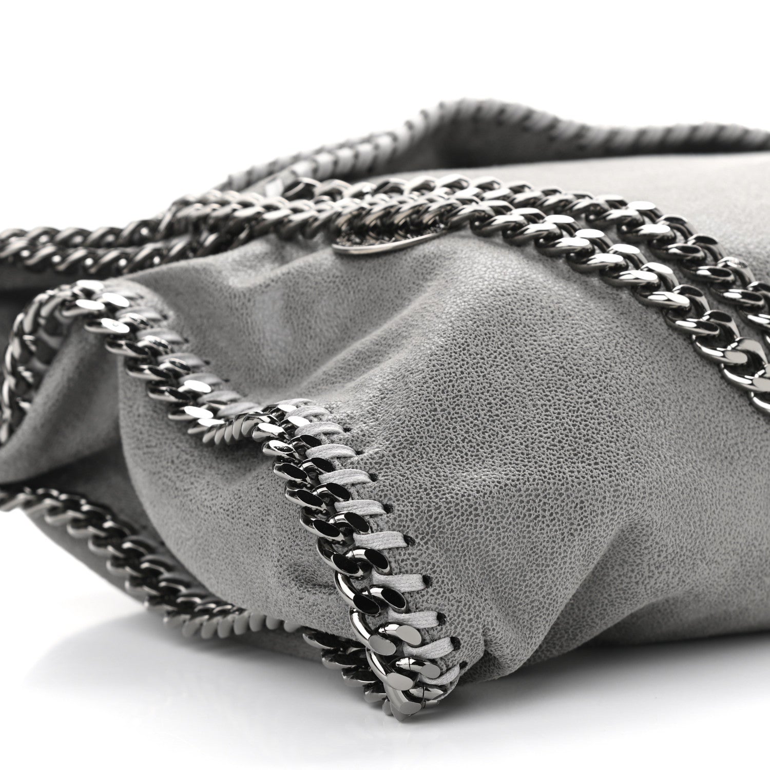 Stella McCartney Shaggy Deer Small Falabella Tote Light Grey 8 of 9