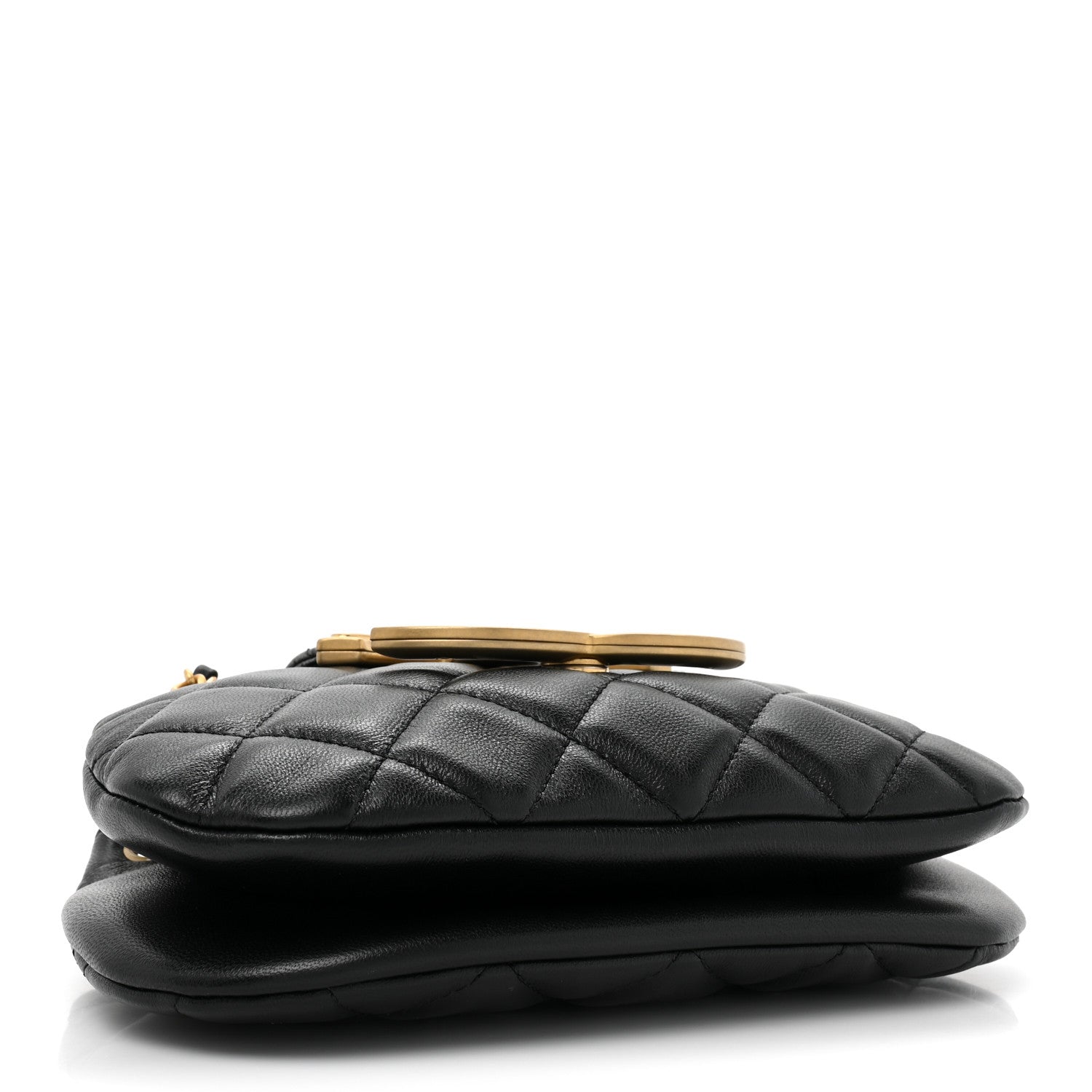 Chanel Lambskin Quilted Small Messenger Bag Black 4 of 10
