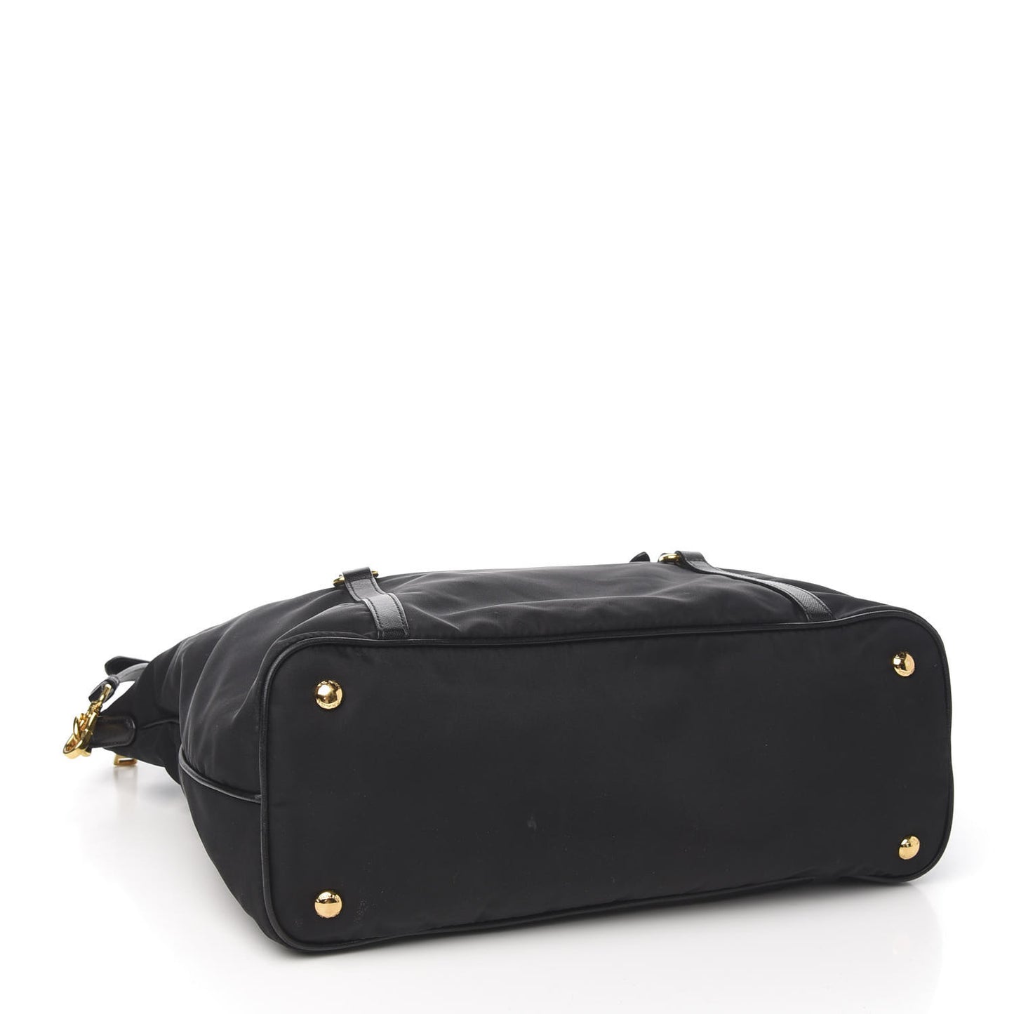 Saffiano Tessuto Nylon Tote Black