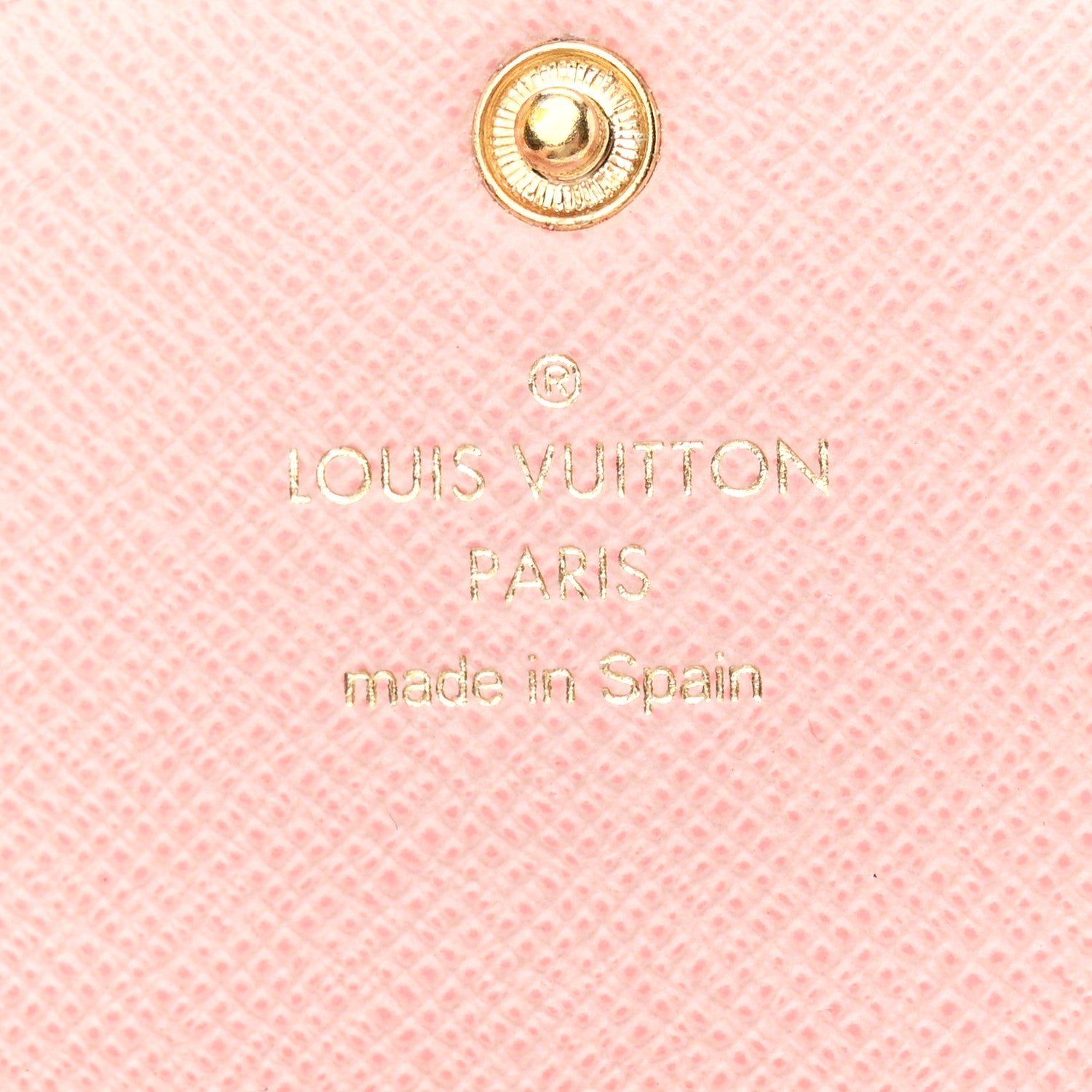 Louis Vuitton Damier Ebene Rosalie Coin Purse Rose Ballerine 6 of 8