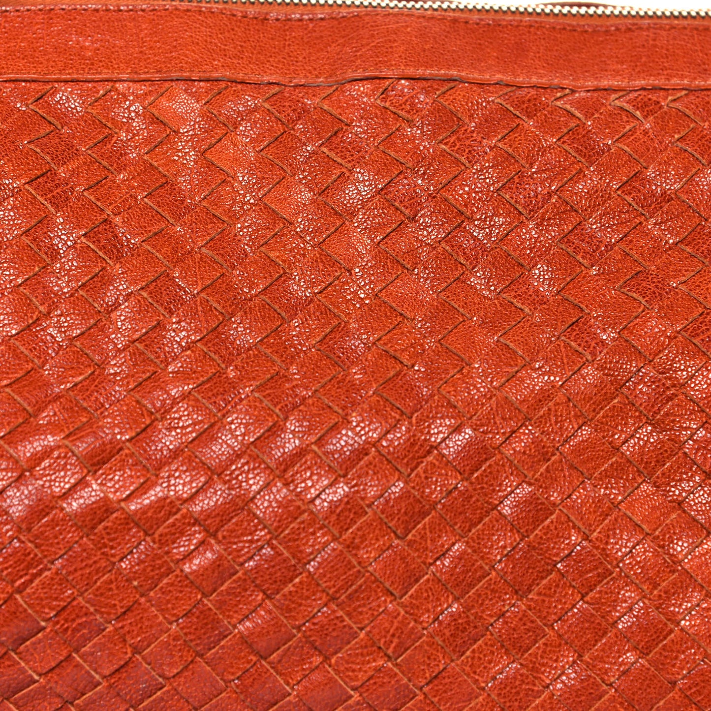 Goatskin Intrecciato Woven East West Belly Bag