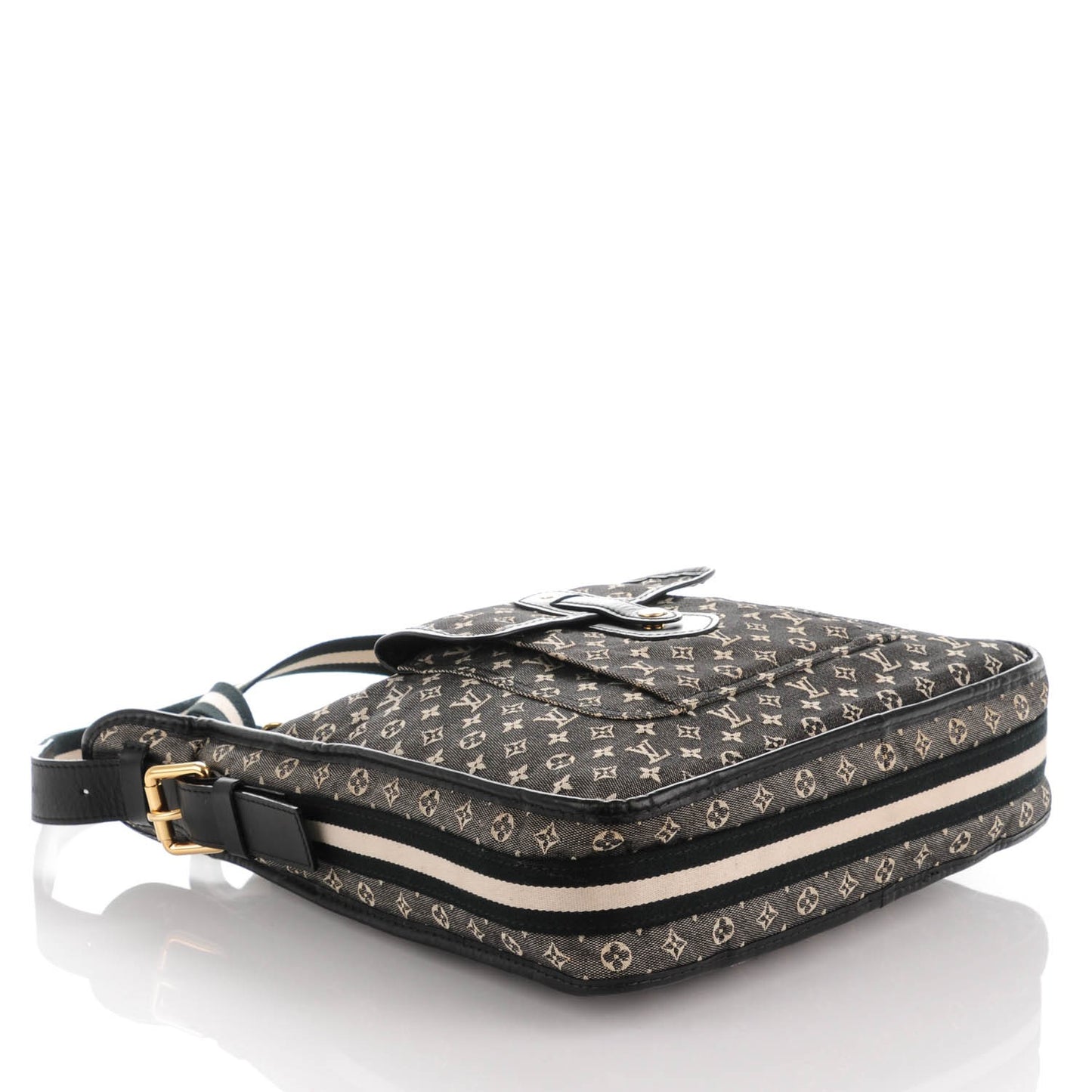 Mini Monogram Besace Mary Kate Black