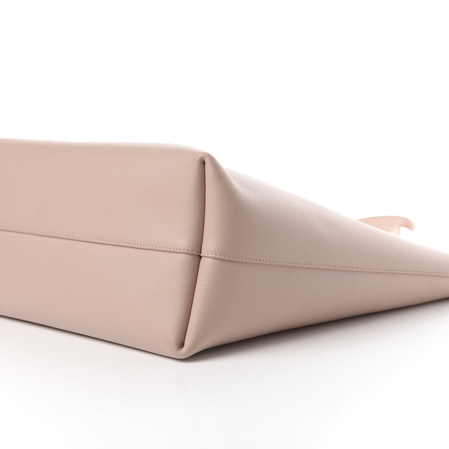 Calfskin Large Shopping Tote Pale Blush