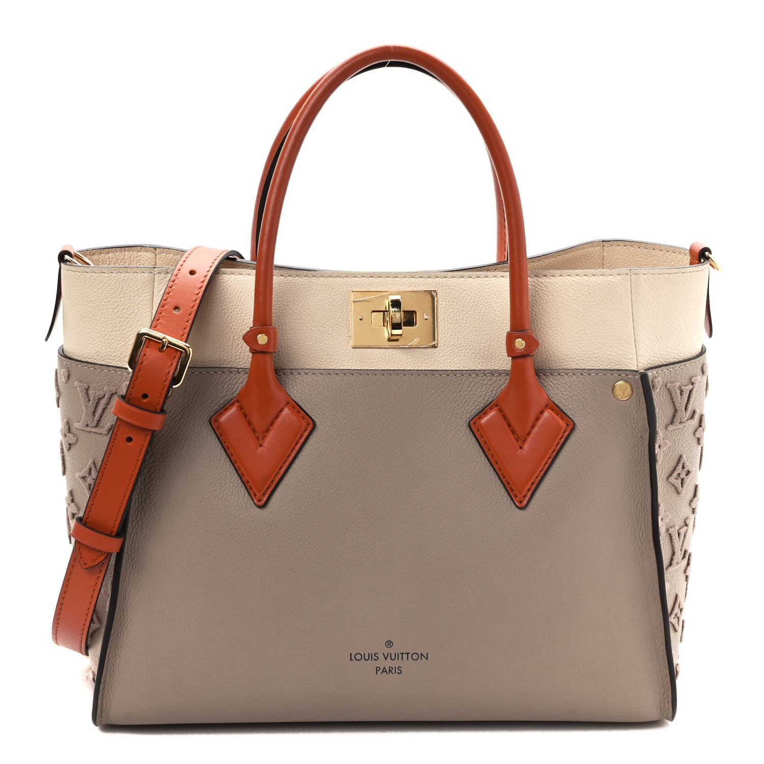 Louis Vuitton Calfskin Monogram Tufting On My Side Galet 1 of 8