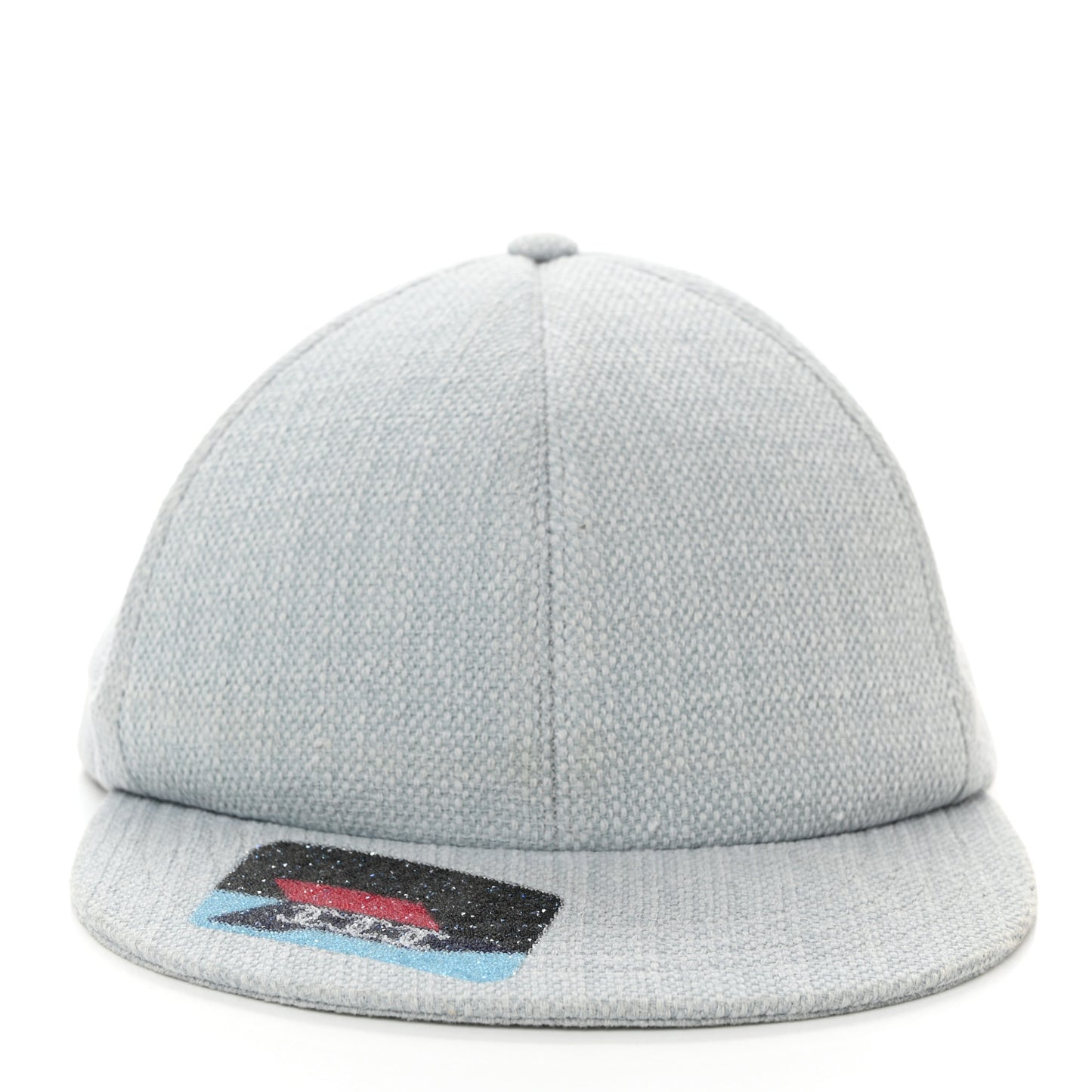 Tweed Sequin Airline CC Cap Hat Light Blue