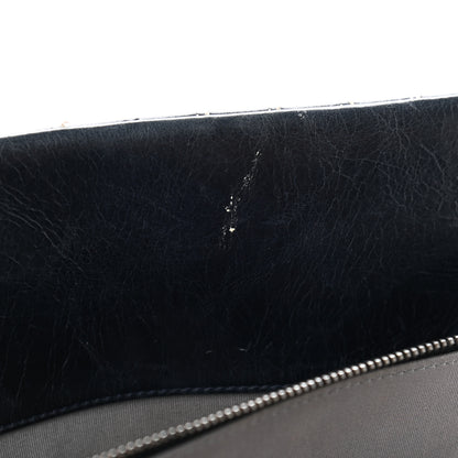 Chanel Lambskin Vertical Quilted Tote Navy 11 of 14