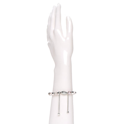David Yurman Sterling Silver Pink Pearl Rose Quartz 8mm Spiritual Bead Bracelet 2 of 5