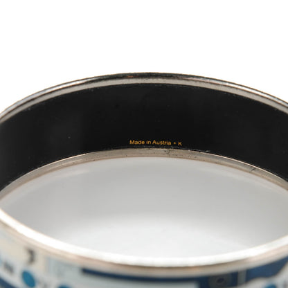 Hermes Enamel Printed Wide Astrologie Bracelet 70 4 of 5
