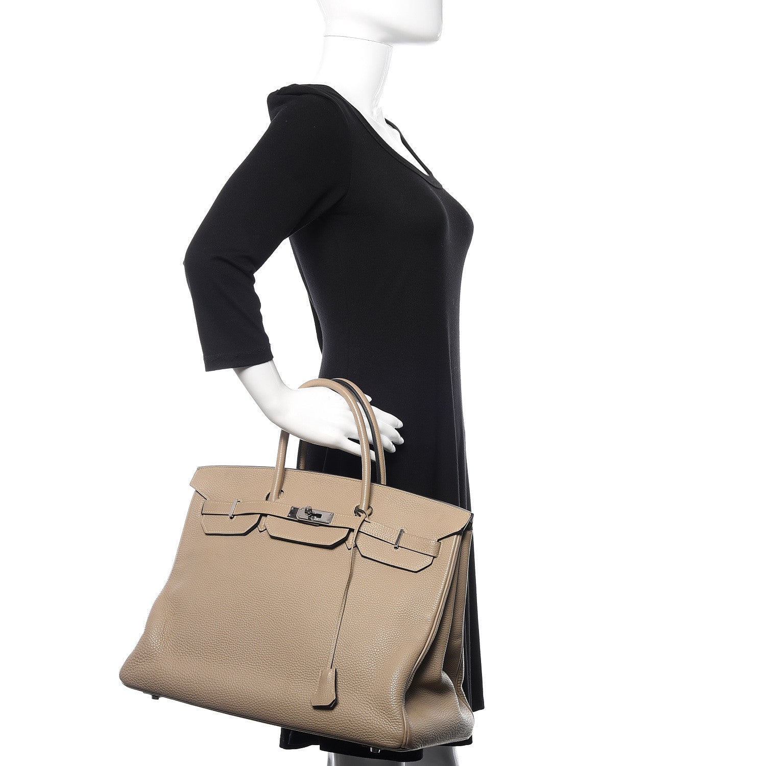 Hermes Togo Birkin 40 Gris Tourterelle 2 of 32