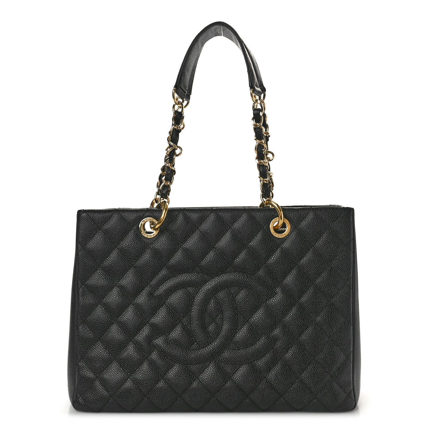 Chanel Caviar Quilted Grand Shopping Tote GST Black 1 of 11