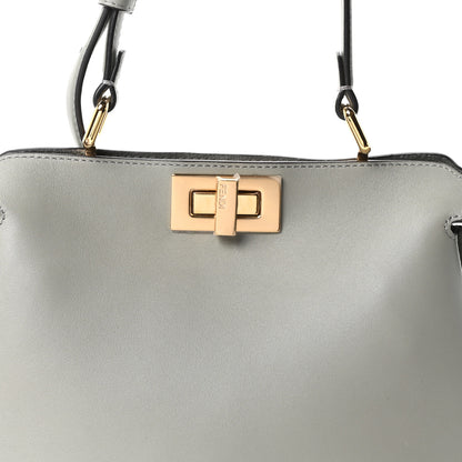 Fendi Vitello Small Soft Peekaboo Satchel Matcha Latte 8 of 10