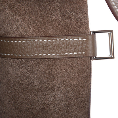Hermes Taurillon Clemence Picotin Lock 18 PM Etoupe 7 of 8
