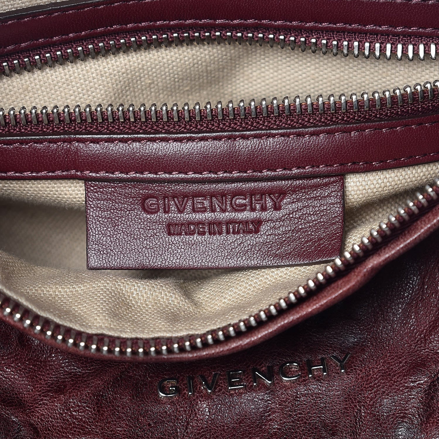 Givenchy Tumbled Sheepskin Mini Pandora Oxblood 6 of 9
