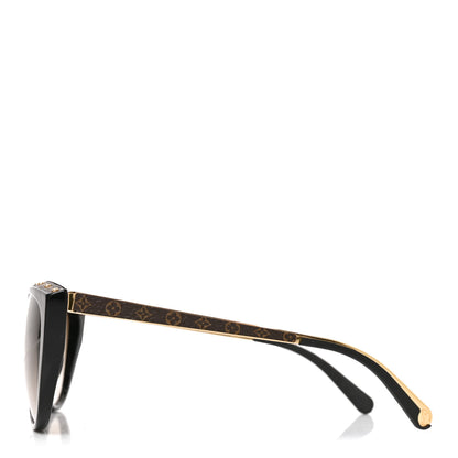 Louis Vuitton Acetate Monogram La Boum Sunglasses Z1147E Black 3 of 7