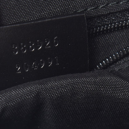 Gucci GG Monogram Web Flat Messenger Bag Black 7 of 11