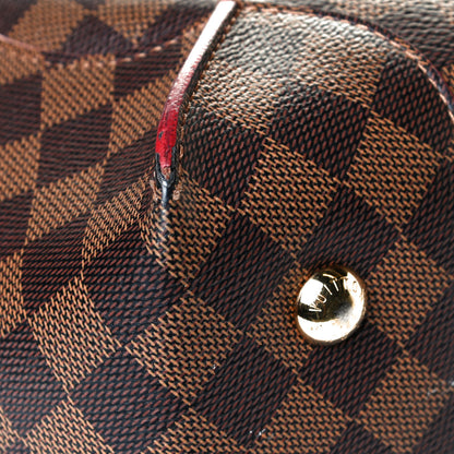 Louis Vuitton Damier Ebene Caissa Hobo Cherry 6 of 7