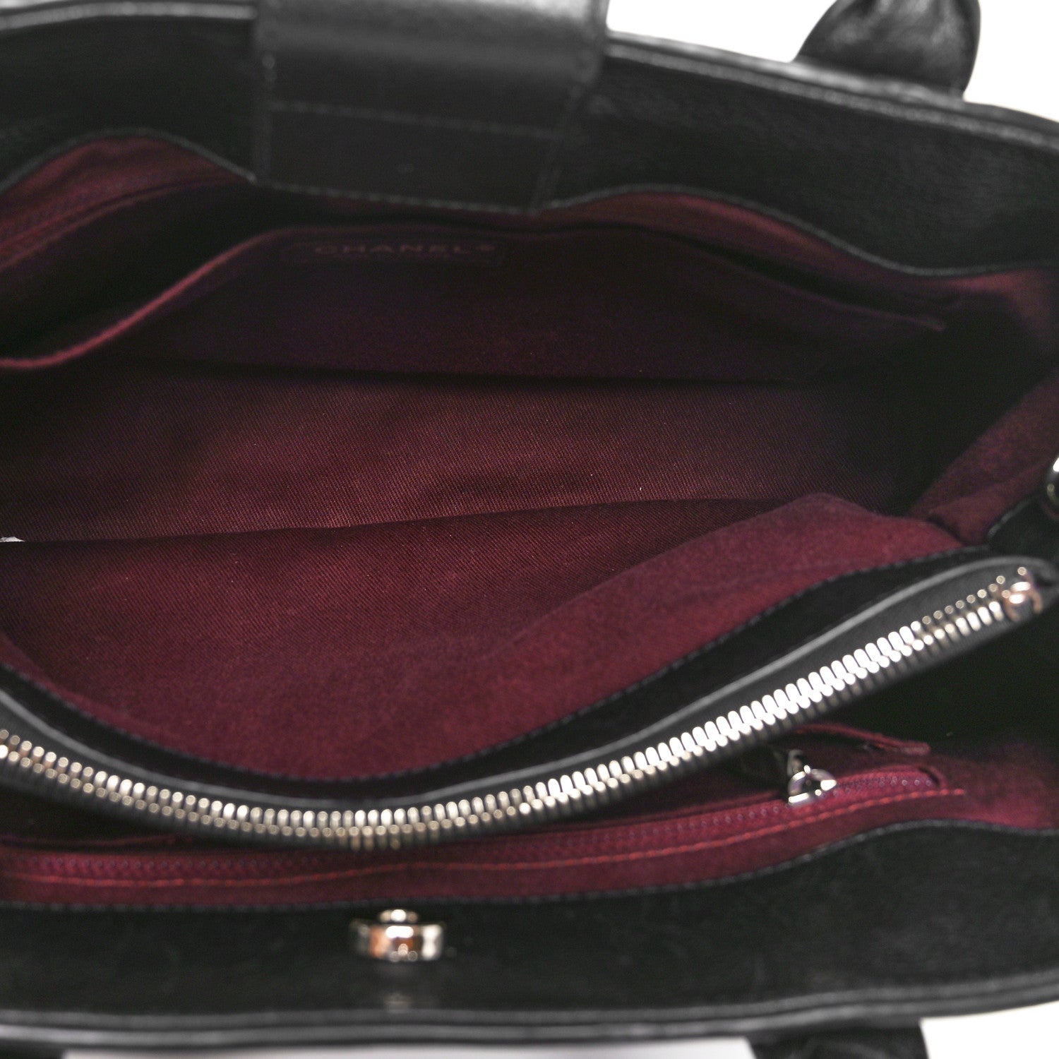 Chanel Grained Calfskin Medium Neo Executive Shopper Tote Black 5 of 10