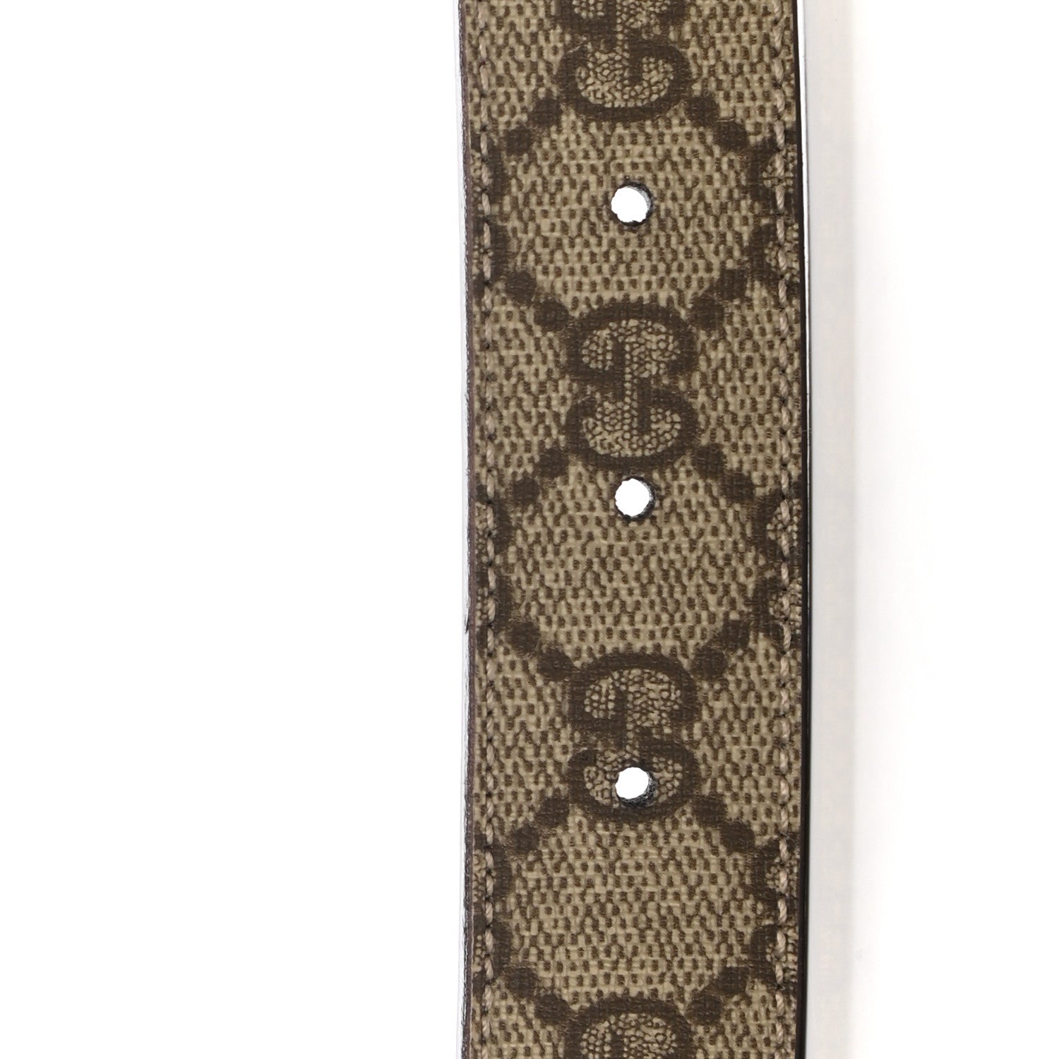 Gucci GG Supreme Monogram Plaque Belt 85 34 Fuchsia 3 of 6