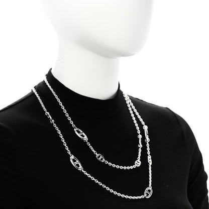 Hermes Sterling Silver Farandole Necklace 120 2 of 6