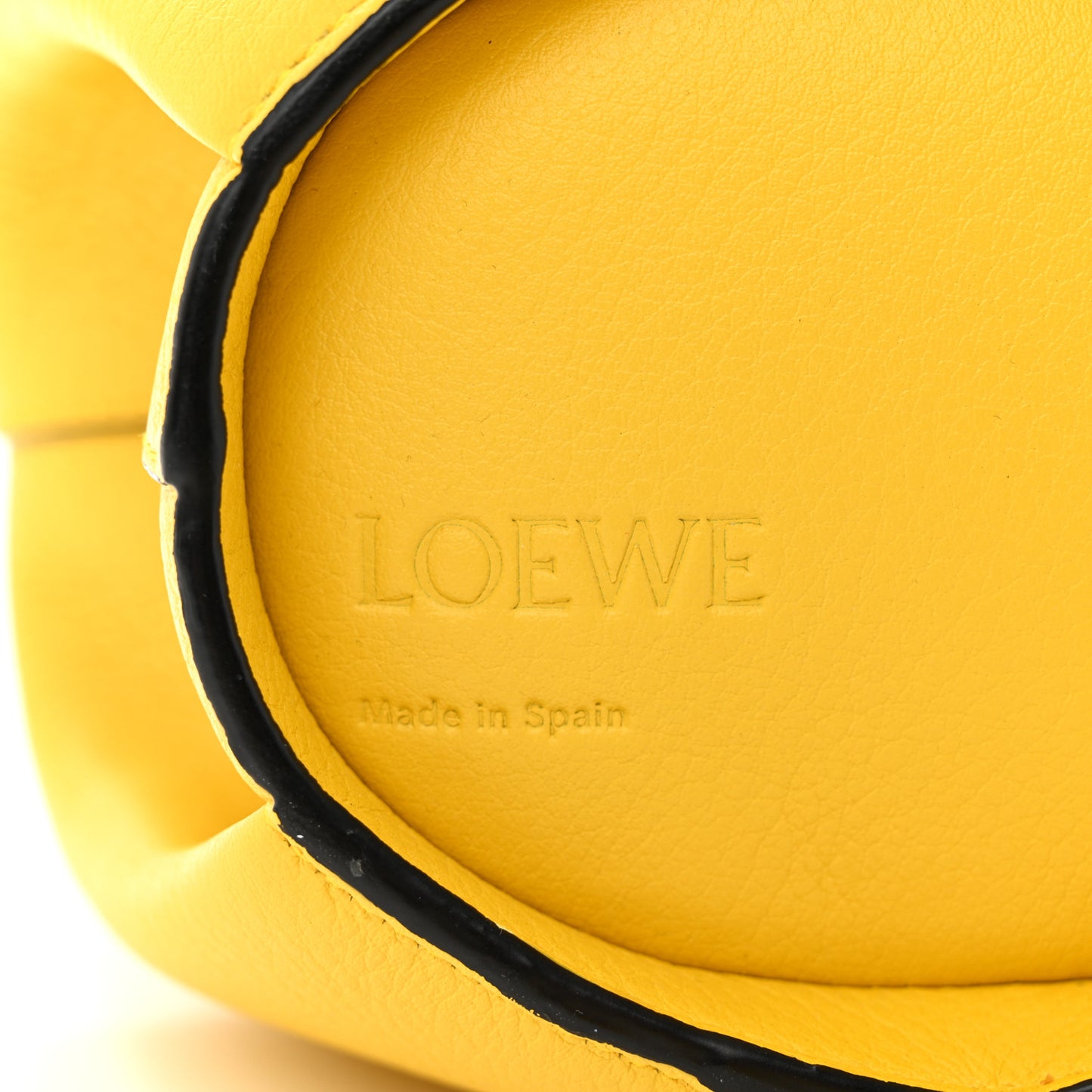 Calfskin Mini Elephant Crossbody Bag Yellow