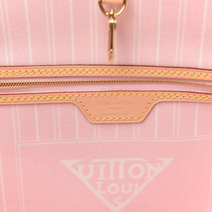 Louis Vuitton Monogram Giant By The Pool Neverfull MM Light Pink 6 of 9