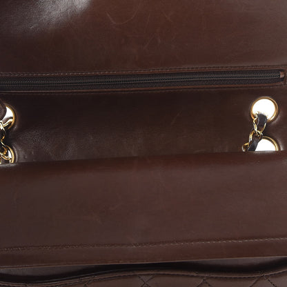 Chanel Lambskin Medium Double Flap Brown 11 of 17