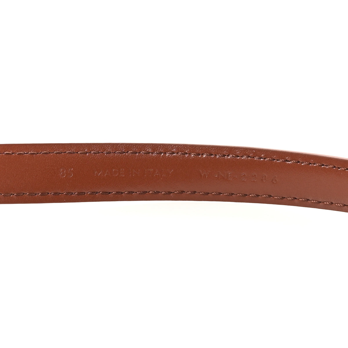 Box Calfskin 13mm Chariot Belt 85 34 Red Wood