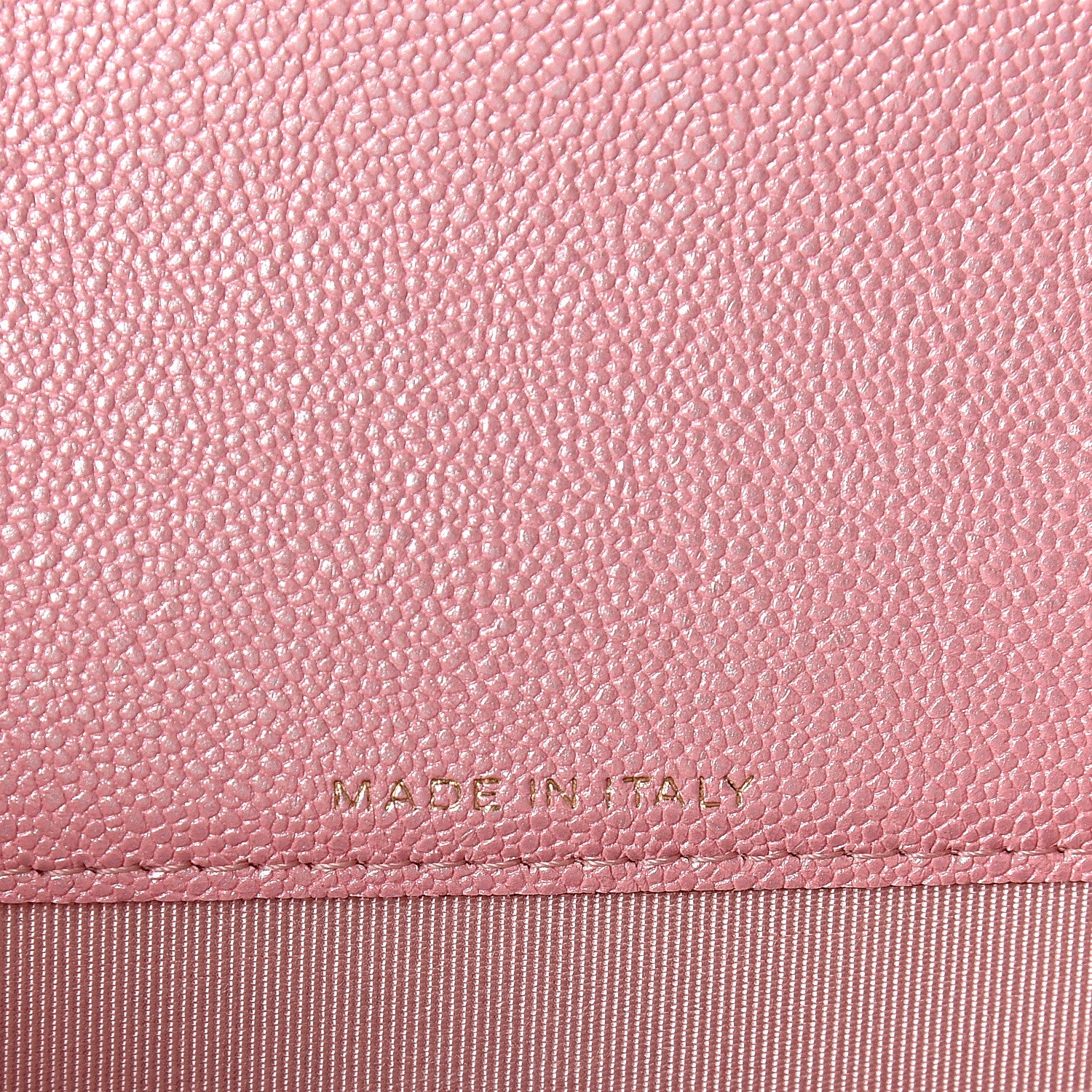 Chanel Iridescent Caviar Quilted Flap Card Holder Rose Pink 7 of 9