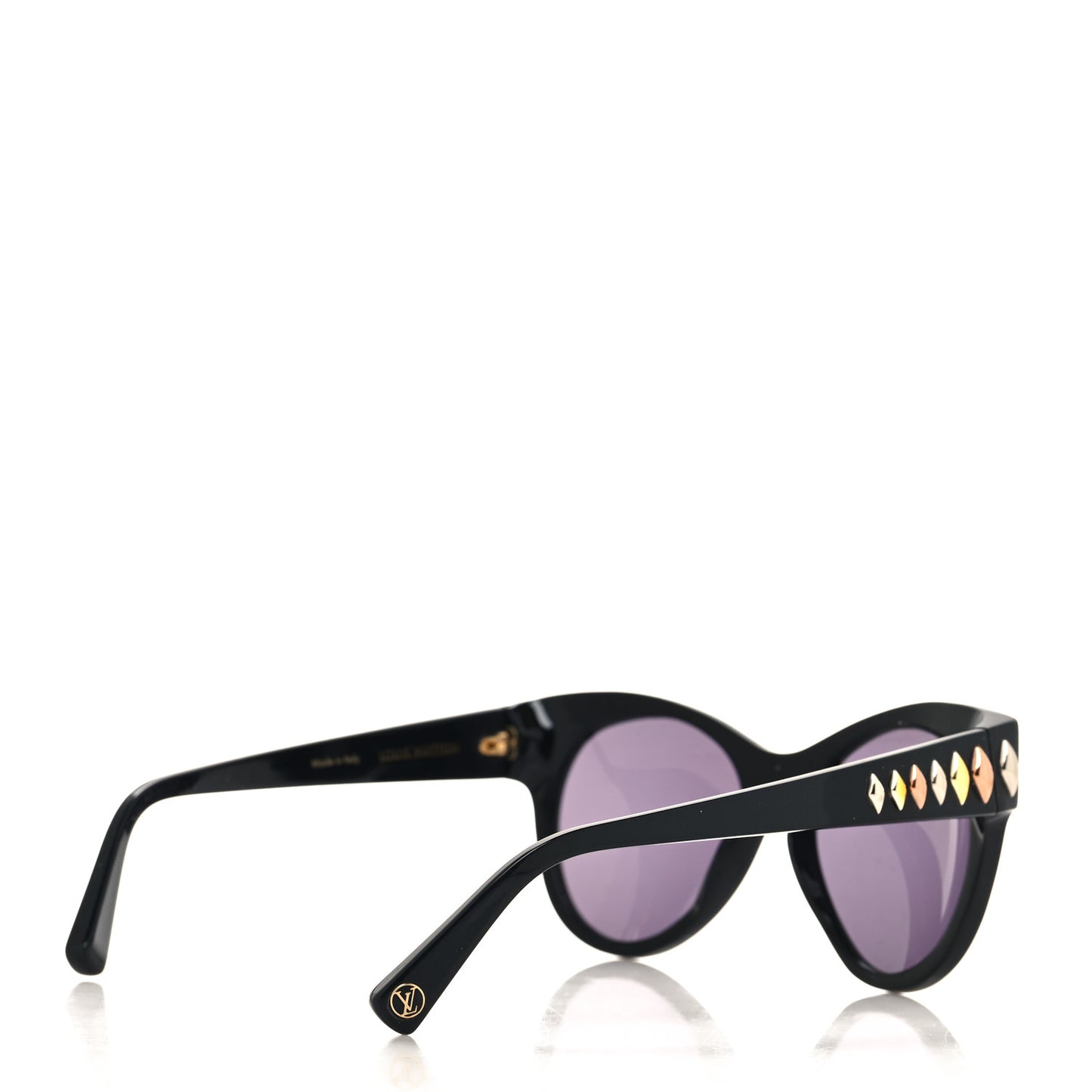Acetate Melina Sunglasses Z0811W Black