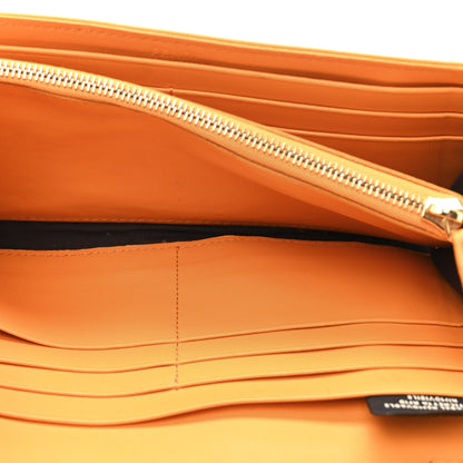 Fendi Nappa Matisse FF Embossed Continental Wallet On Chain Clementine 6 of 12