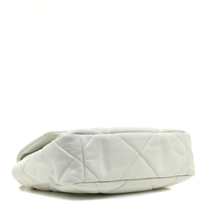 Chanel Lambskin Quilted Medium Chanel 19 Flap White 4 of 15