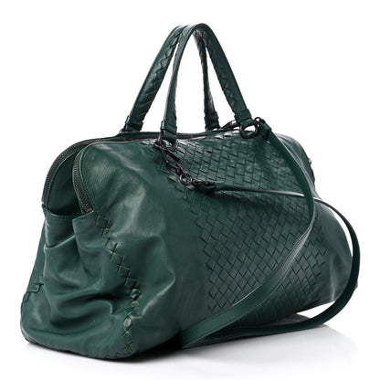 Bottega Veneta Nappa Intrecciato Convertible Tote Dark Green 3 of 21