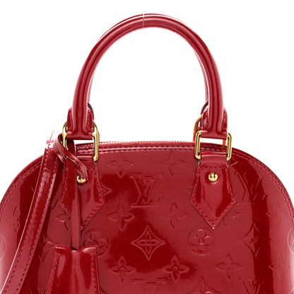 Louis Vuitton Vernis Alma BB Pomme D'Amour 8 of 12