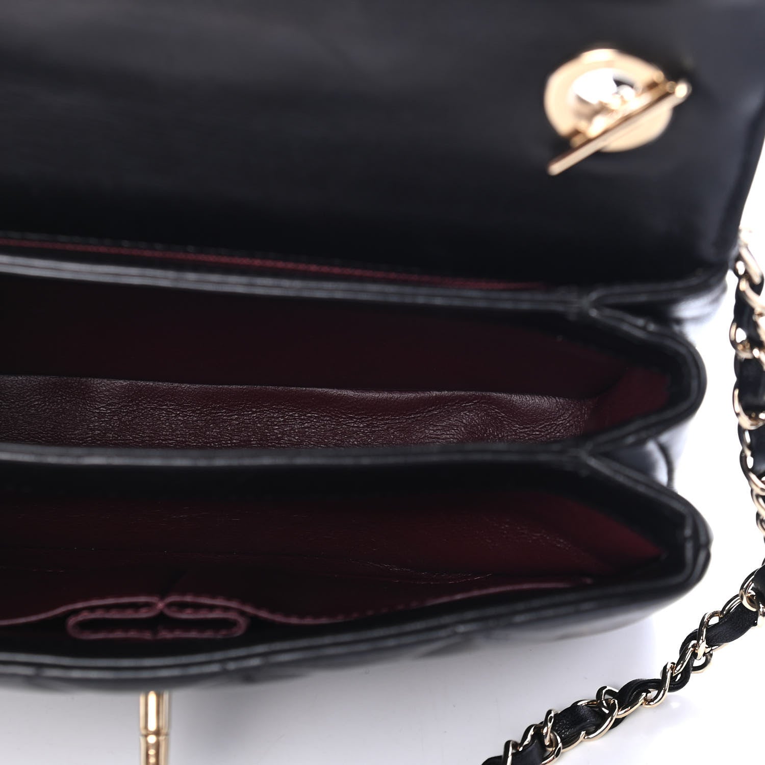 Chanel Lambskin Quilted Small Trendy CC Dual Handle Flap Bag Black 4 of 4