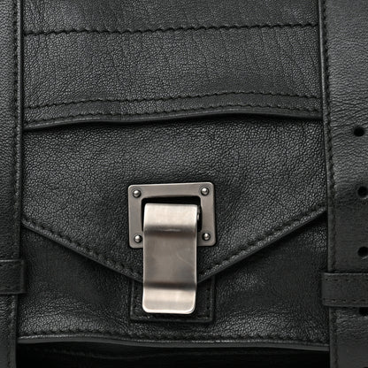 Proenza Schouler Lambskin Tiny PS1 Satchel Black 10 of 13