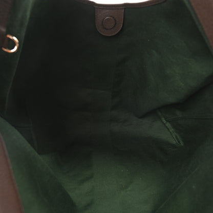 Gucci GG Monogram Web Large Giglio Tote Beige Brown 6 of 10