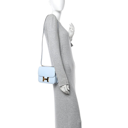 Hermes Epsom Constance 18 Bleu Brume 2 of 11