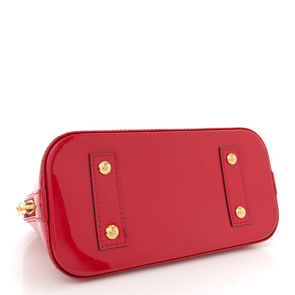 Louis Vuitton Vernis Alma BB Cherry 4 of 13