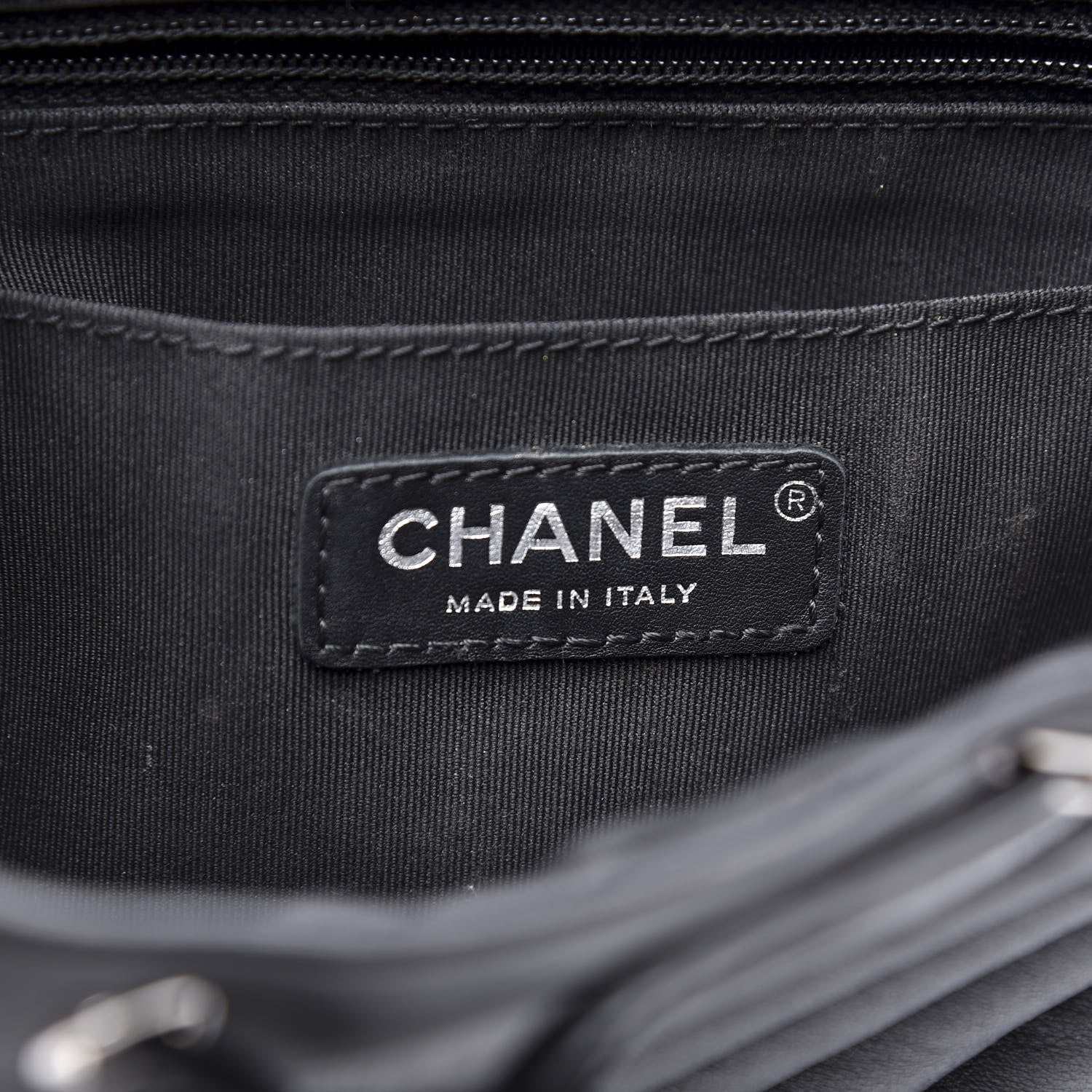 Chanel Calfskin Chevron Quilted Small Urban Spirit Backpack Black 7 of 11