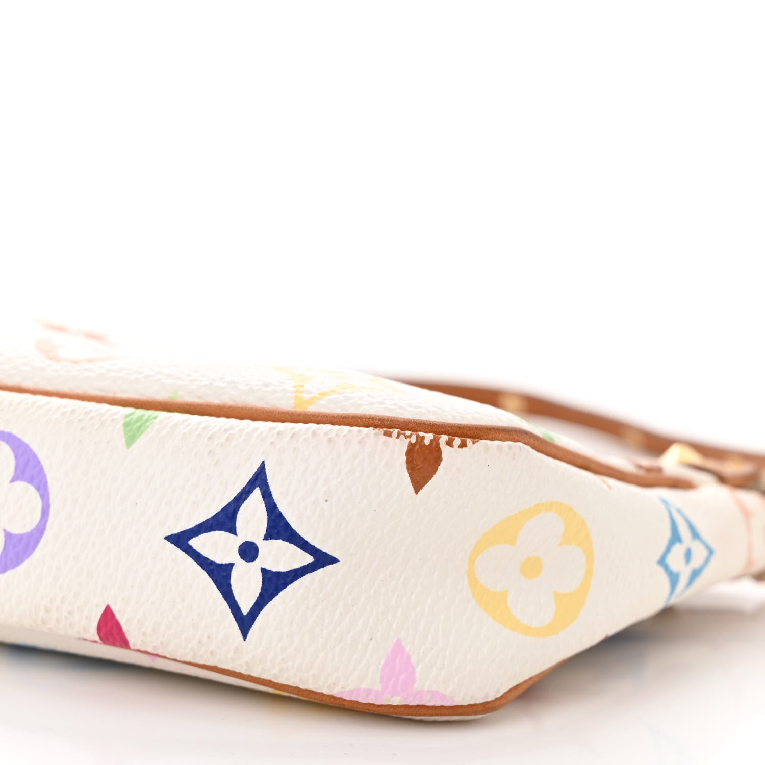 Louis Vuitton Monogram Multicolor Pochette Accessories White 9 of 9