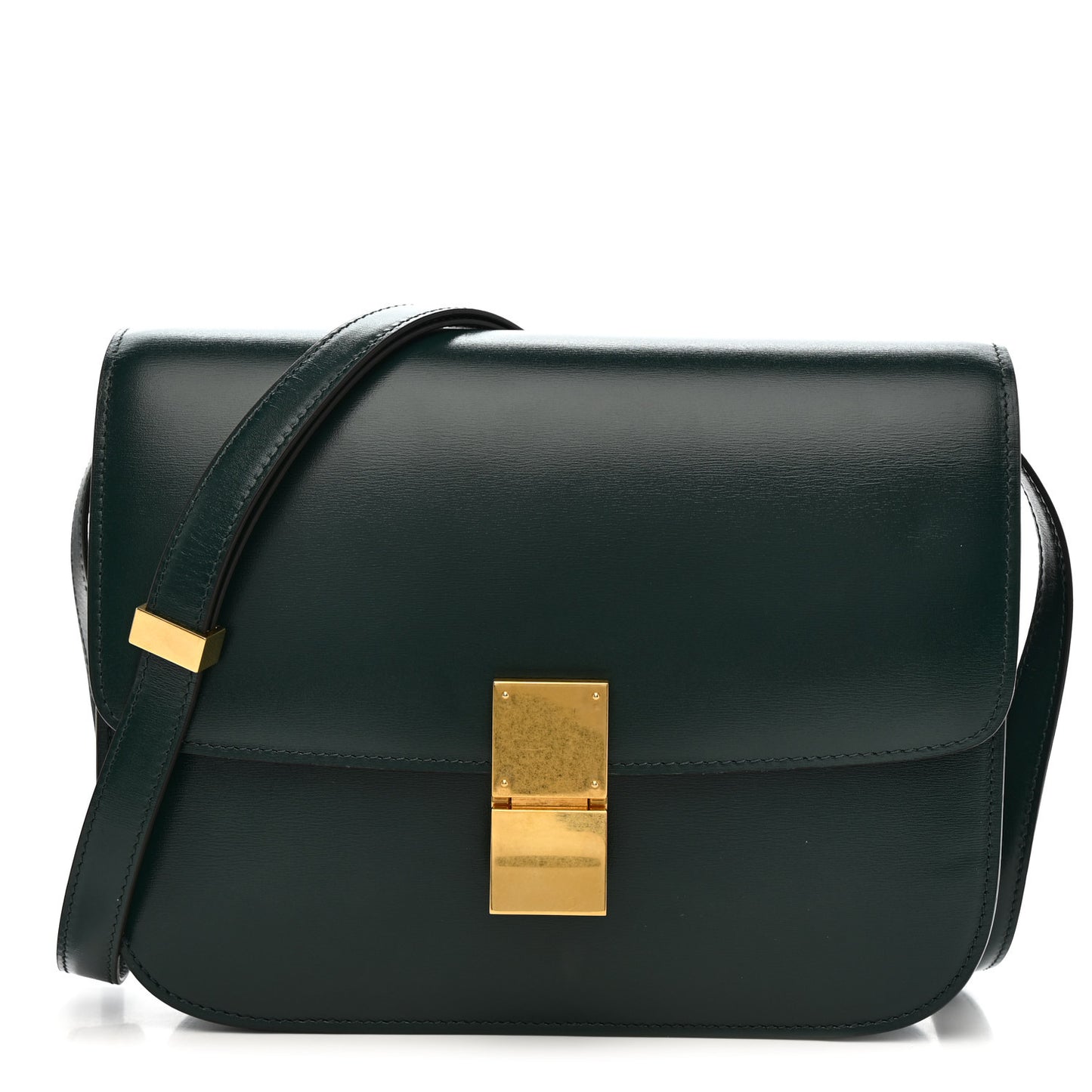Box Calfskin Medium Classic Box Flap Bag Amazone